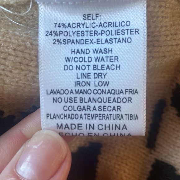 &Merci Size L Aztec Sweater - Picture 9 of 13